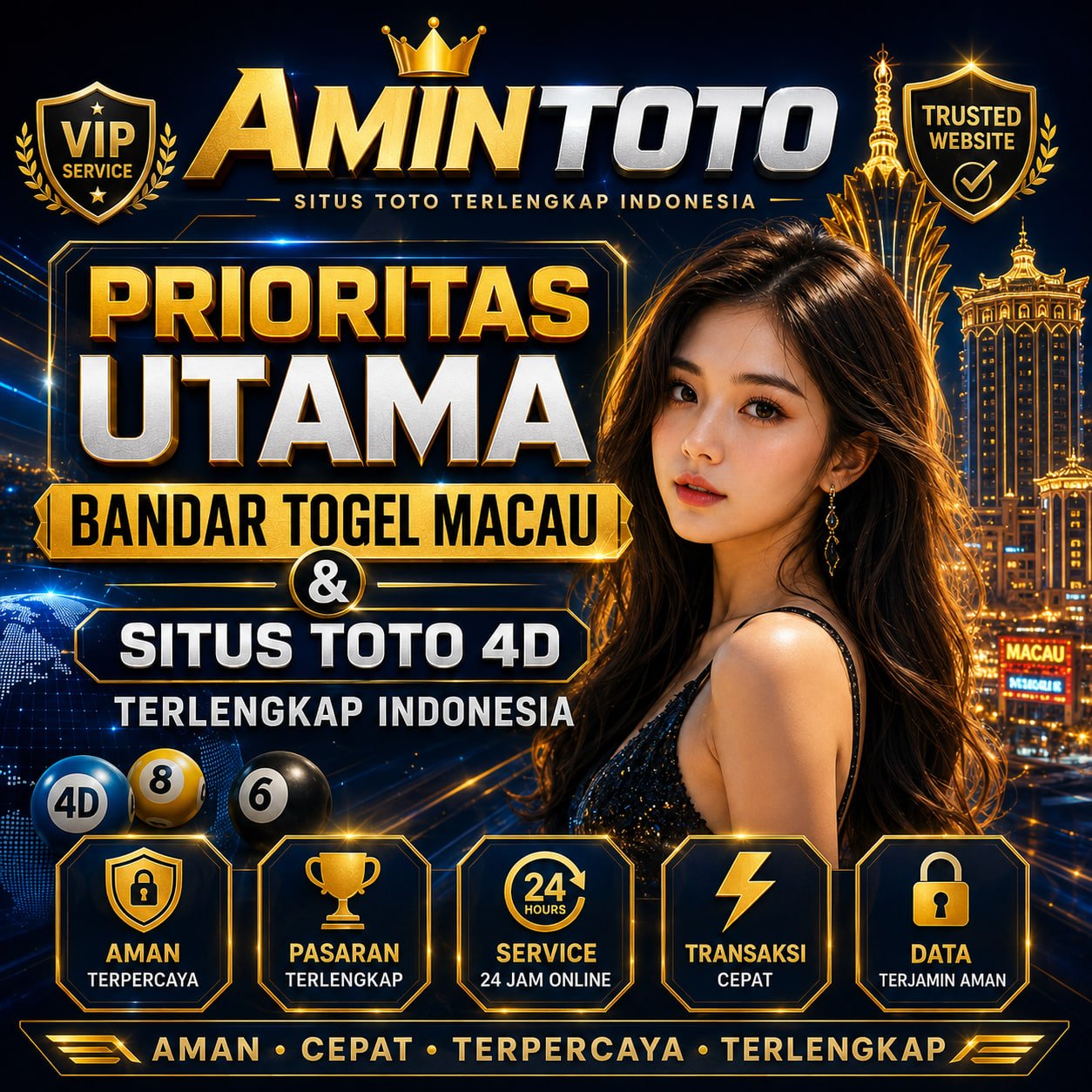 AMINTOTO | Prioritas Utama Bandar Togel Macau & Situs Toto 4D Terlengkap Indonesia
